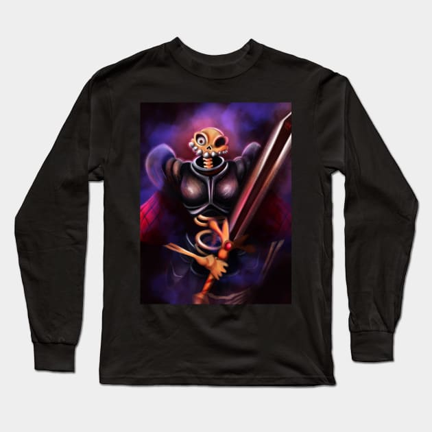 Sir Daniel Fortesque Long Sleeve T-Shirt by Niniel_Illustrator